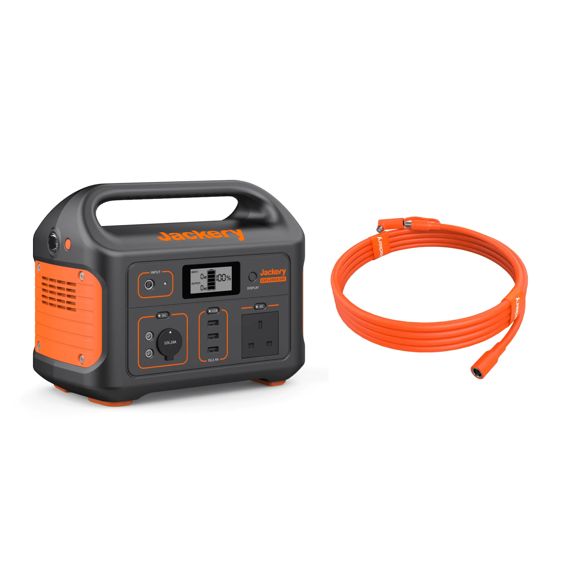 Jackery Solar Generator 500 with Accessory Cable - Image 2