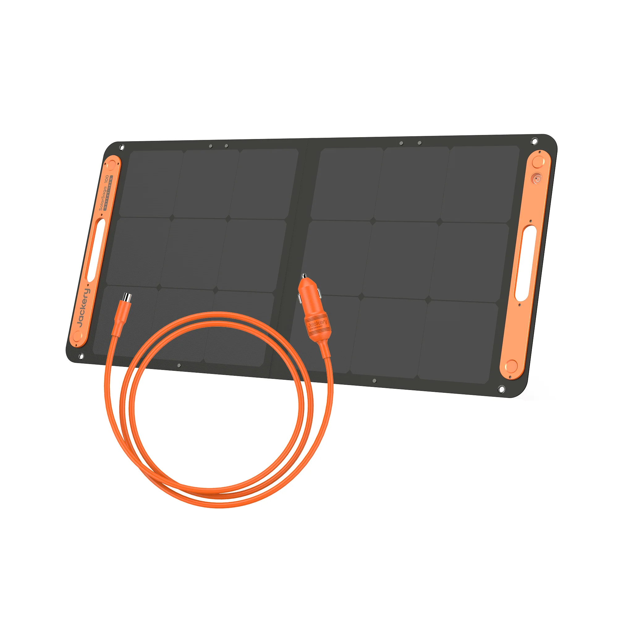 Jackery SolarSaga 100W Solar Panel with Accessory Cable - Image 2